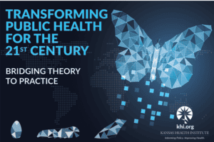 Transforming Public Health for the 21st Century: Bridging Theory to Practice Blog Series Graphic.