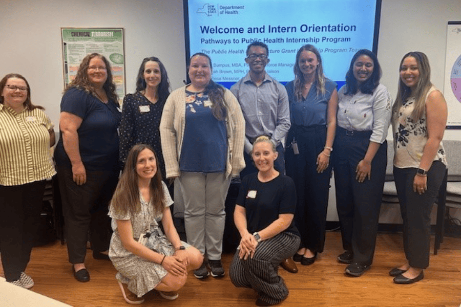 New York State's Pathways to Public Health Internship Program Participants