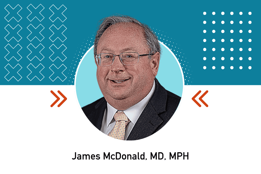 Headshot of James McDonald, MD, MPH