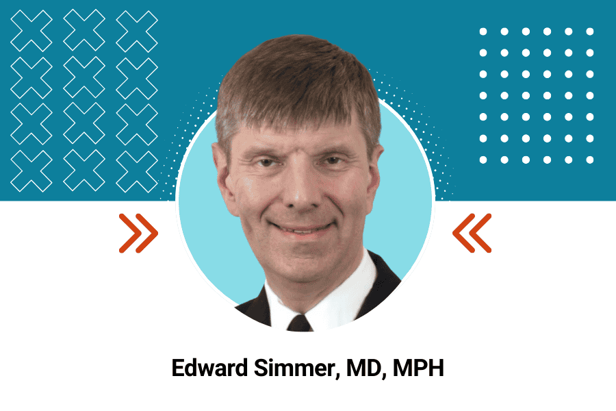 Headshot of Edward Simmer, MD, MPH