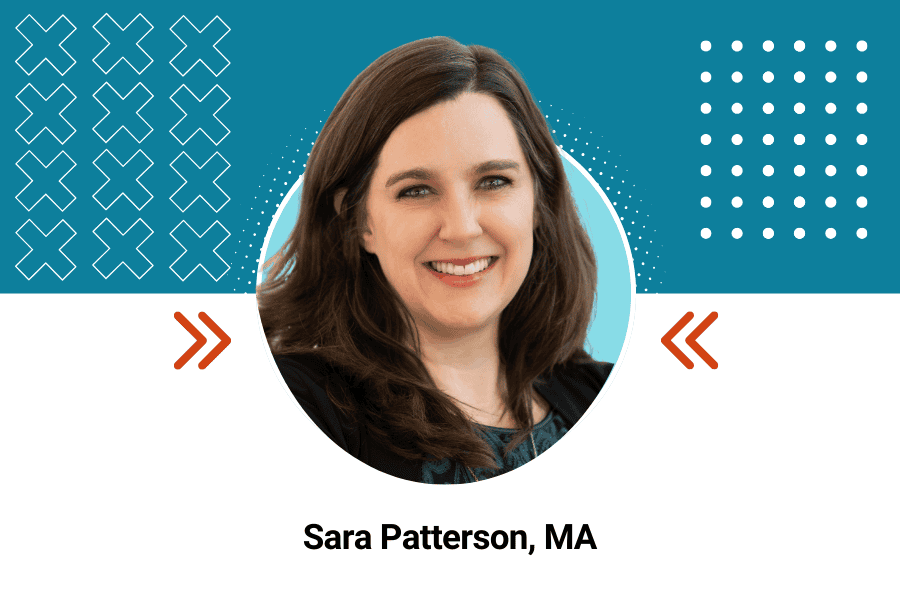 Headshot of Sara Patterson, MA