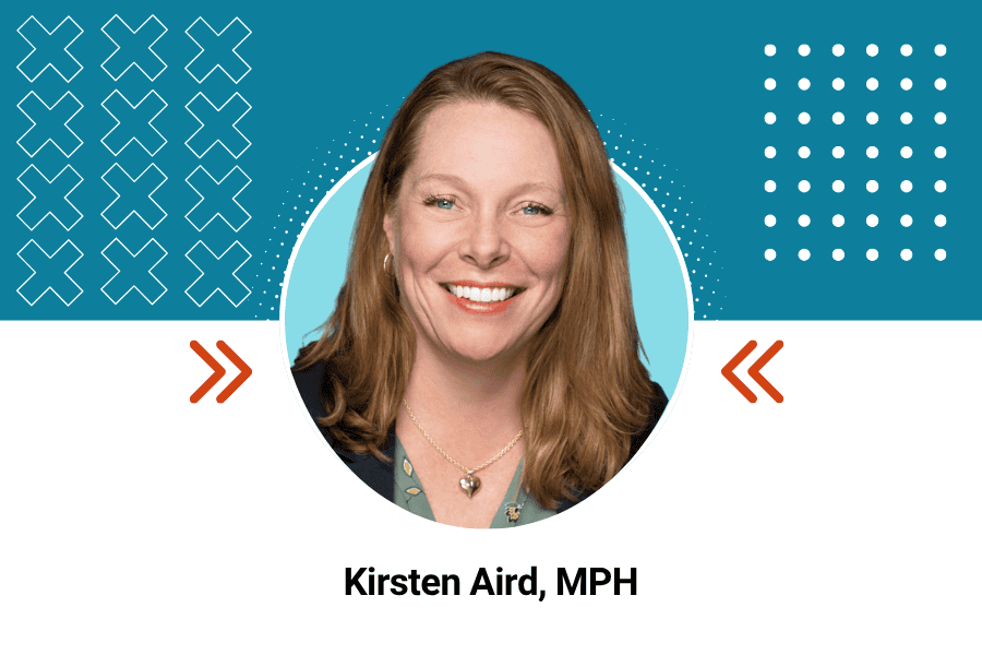 Headshot of Kirsten Aird, MPH