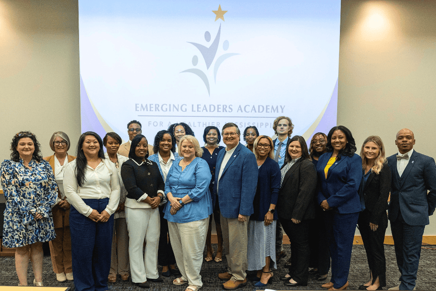 Group photo of staff involved in Mississippi's Emerging Leadership Academy.
